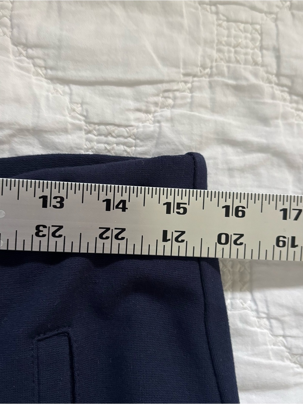 Chico's Navy Blue Ankle Pants Size 0.5 US/4 Small Pull-On Stretch Office Casual - Picture 4 of 9